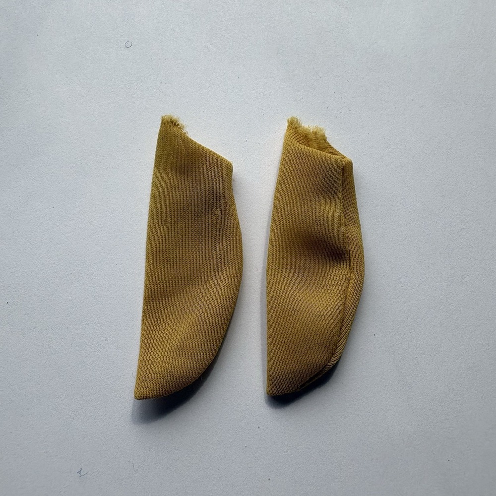 Vintage Barbie Ken PAK Slacks Are Back Mustard/Gold‎ Tricot Socks Mattel